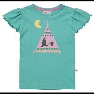 NWT Ruum Girls Size 3 Years 4 Years 3T 4T Colorful Fleece Raglan Crew Shirt Top